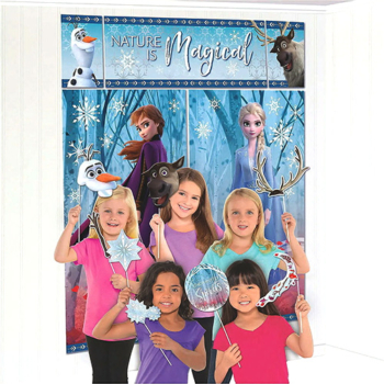Frozen 2 scene setter with photo props