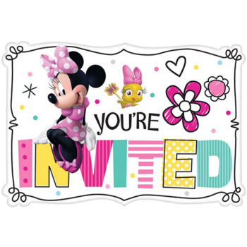 Minnie Mouse Happy Helpers Postcard Invitations