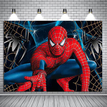 Spiderman Superhero Wall Background Decoration