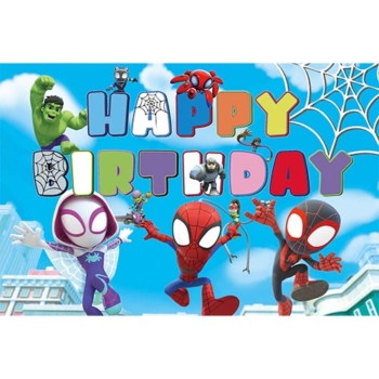 Spiderman Party Scene Setter and Wall Backdrop Banner