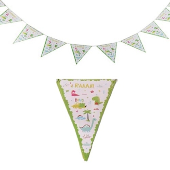 Dinosaur party Hanging Flag banners