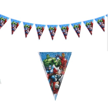 Superhero party Hanging Flag banners