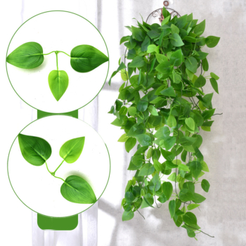 Artificial Jade pothos leaf hanging plant 100cm (2PKS)