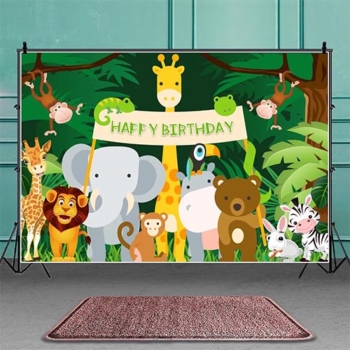 Safari Jungle Theme Animal Wall Background Decoration
