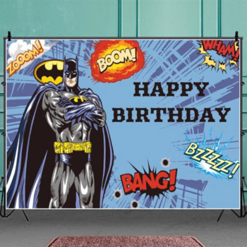 Batman Superhero Wall Background Decoration