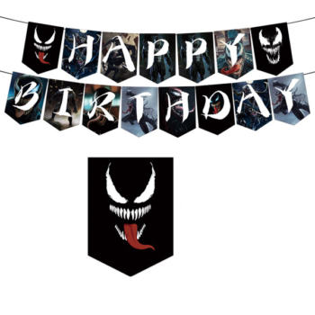 Venom Party Birthday Banner