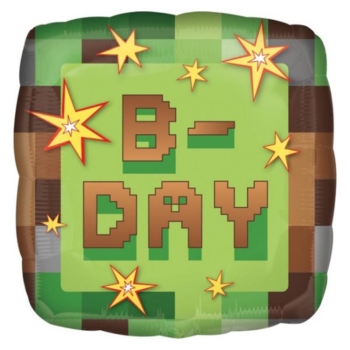 Minecraft Party 45cm Happy Birthday Foil Balloons 3545701
