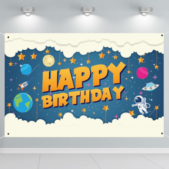 Outer Space Galaxy party Wall Background Decoration — Pwb83