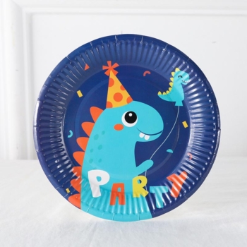 Dinosaur Party Celebration Party Paper Plates – 7″/10pk