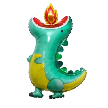 Flame Spitter Dinosaur Foil Balloon