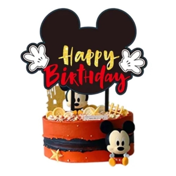 Mickey Mouse Party – Red Mickey Mouse Cake Topper