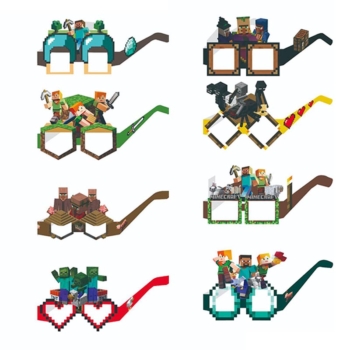 Minecraft Party Birthday Glasses Package 8PCS