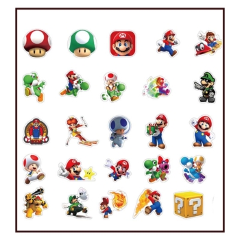 Super Mario Brothers Party Stickers 100pcs st-03