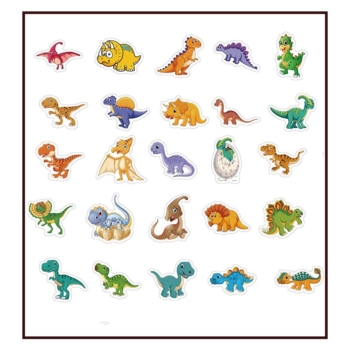 Dinosaur theme Classic Party stickers 50pcs