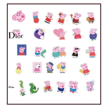 Peppa Pig Classic Party stickers 50pcs